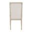 Table de salle à manger moderne transitionnelle 9 pièces avec chaises d'appoint rembourrées beige clair gris naturel