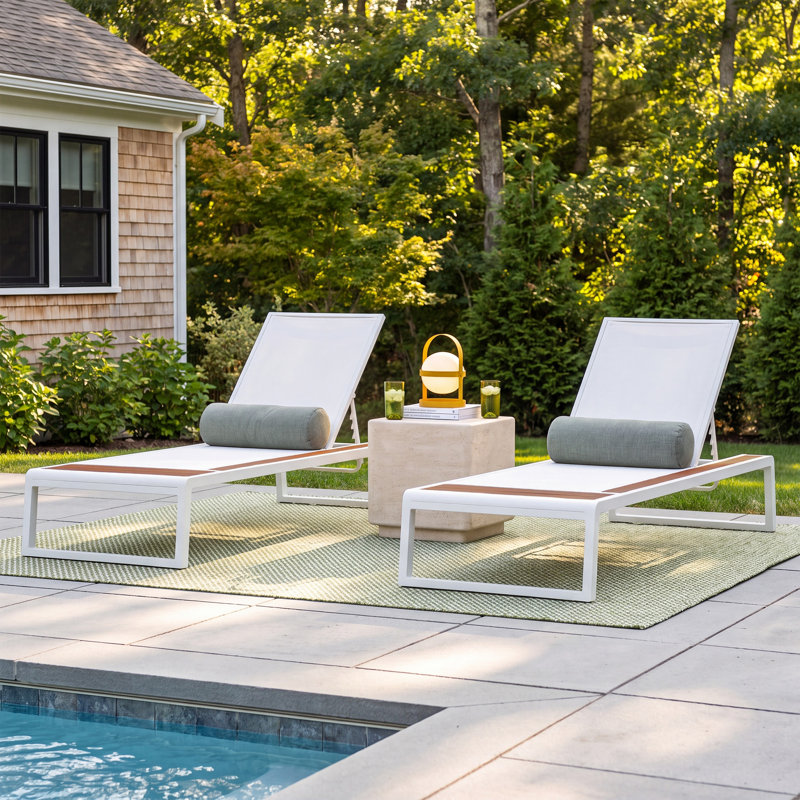 Hamden Outdoor Chaise Lounge Set