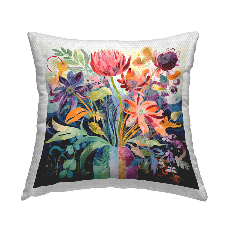 Coussin intérieur/extérieur Floral