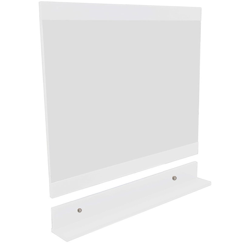 Miroir de salle de bain Aryian, Blanc