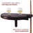 Premium Half Moon Pool Cue Wall Shelf-15280773