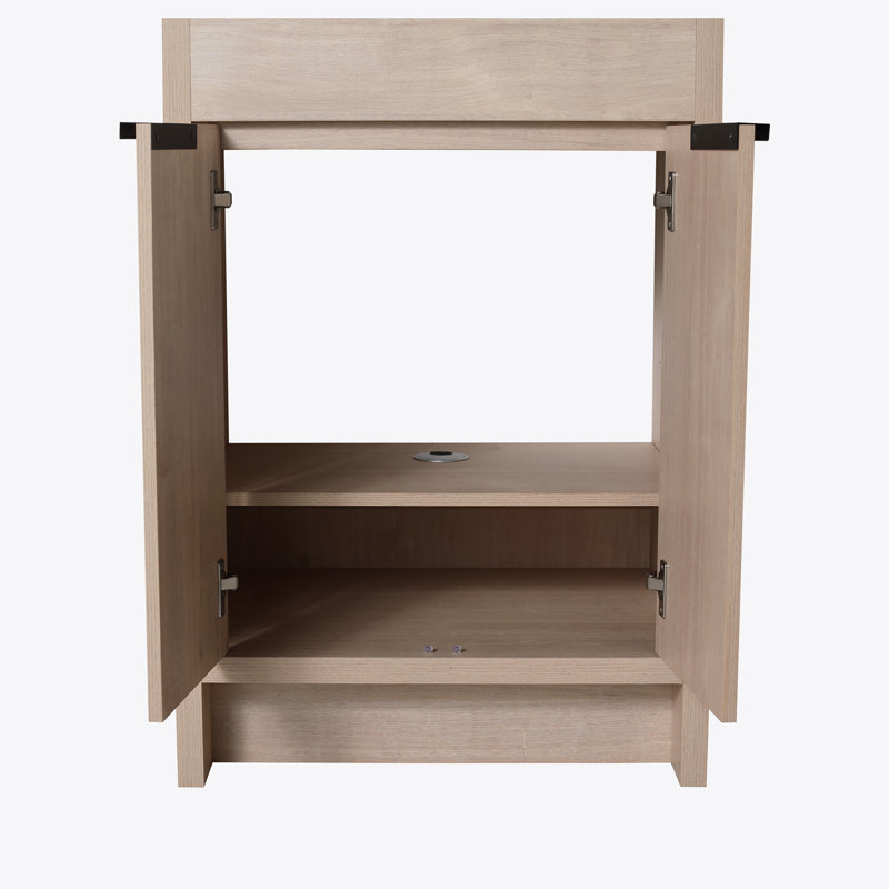 Meuble-lavabo autoportant avec lavabo en résine
