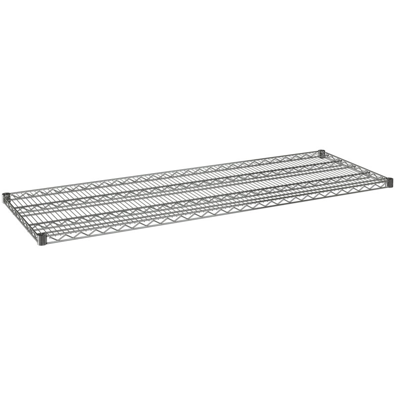 Wire Shelf, Stainless Steel, 1" H x 72" W x 24" D