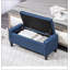 Repose-pieds avec rangement, banc de rangement rembourré avec plateau relevable et capitonnage à boutons pour le salon-1334333615