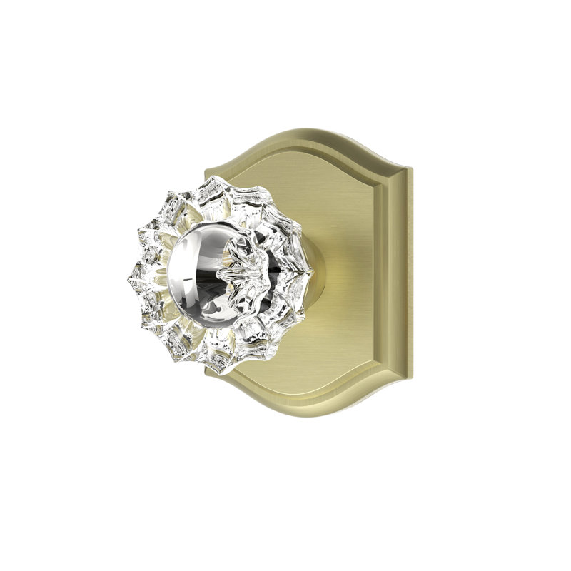 Boutons de porte en cristal Coolnews Retro Elegant Series, Bronze Antique