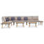 Méridienne 7 pièces avec coussins Dayam-35739587
