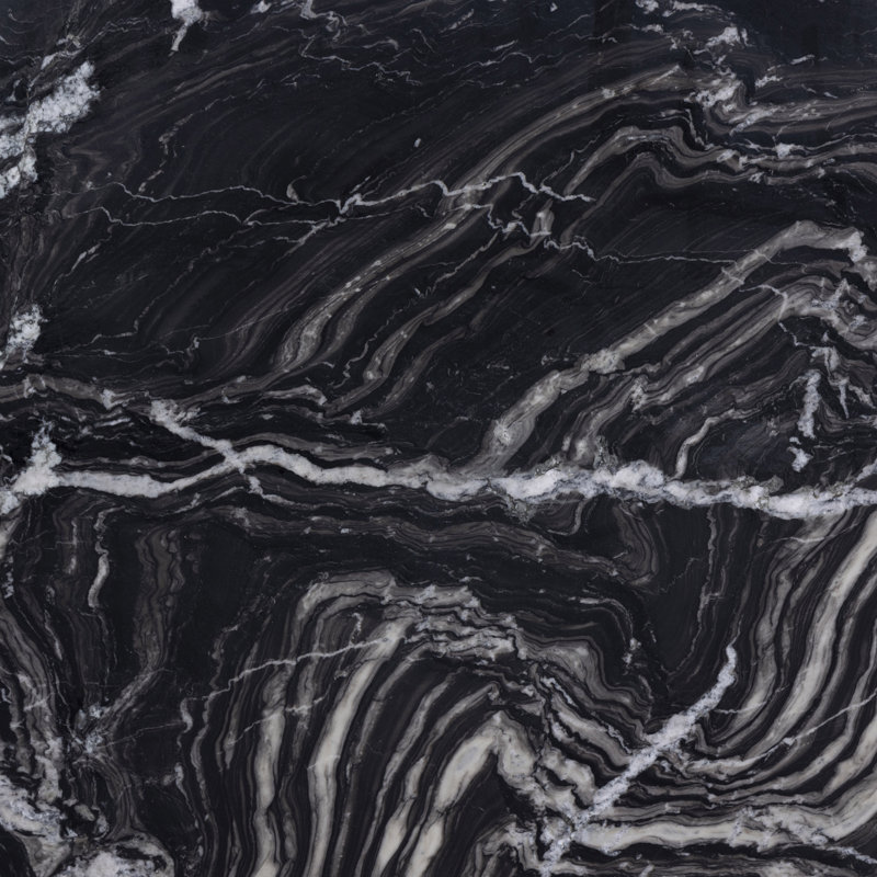 Marble Top Coffee Table, Black