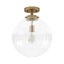 Plafonnier simple semi-encastré 1 lumière