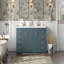 Ensemble de meuble-lavabo autoportant avec tiroirs et portes à fermeture douce-1026233836-1026233837-1026233839