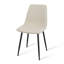 Ensemble de table de salle à manger rectangulaire moderne 71 po avec 6 chaises rembourrées-130174873