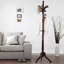 Karragullen Solid Wood Freestanding 5 - Hook Coat Rack
