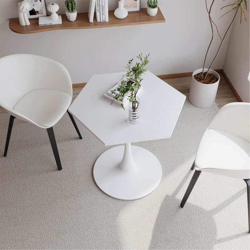 Table basse moderne 31,50 "avec plateau en panneau de fibres à densité moyenne