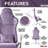 Techni Sport TSF45C Velvet Memory Foam Gaming Chair-734340996