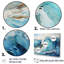 «Blue Wave Ocean Storm I» sur toile-97043958-97043959