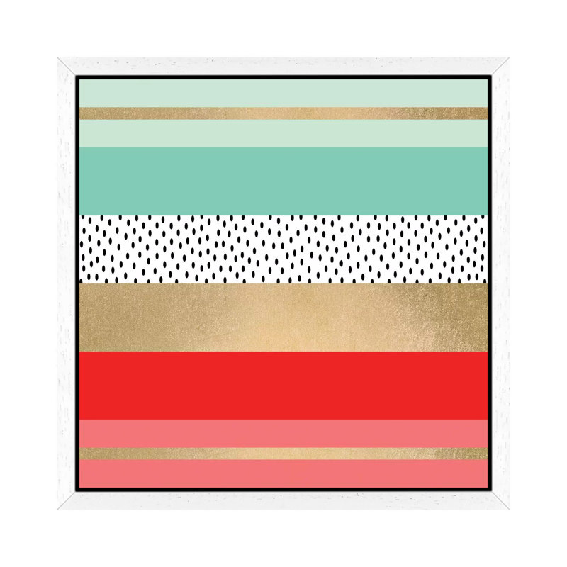 Summer Fresh - Floater Frame Print on Canvas, 66.04 cm H x 66.04 cm W, White Framed