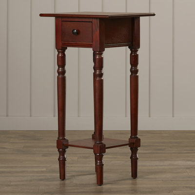 Table de bout en bois massif avec rangement Malmesbury