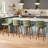 26'' Counter Modern Upholstered 360° Swivel Bar Stools With Curved Backrest & Solid Wood Frame -Linen (Set Of 2)-596337051
