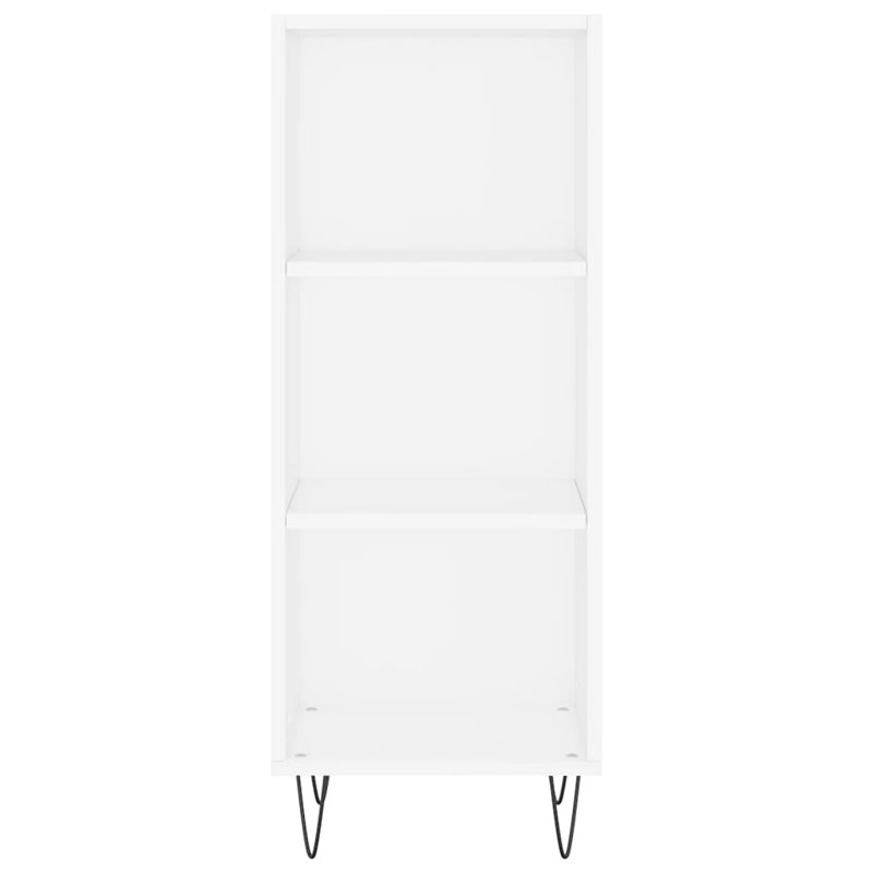 Bramfield 90cm H x 34.5cm W Standard Bookcase, White