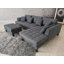 Canapé modulaire en microfibre avec repose-pieds Pritesh-1540828726-1540828725