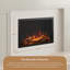 Highmark Traditional Electric Fireplace Insert Heater, WiFi, Google & Alexa Compatible, Logs & Crystals-1778754351