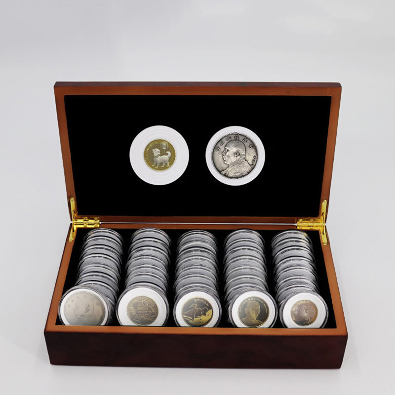50 pièces 46MM Coins Capsules
