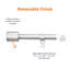 Nicolay Adjustable Single Curtain Pole-1301783919-1301783912