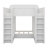 Triple Bunk Bed With Integrated Storage Shelves And Hooks-2123912407
