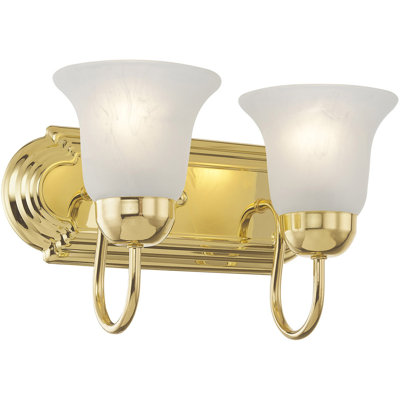 Éclairage pour meuble-lavabo à 2 lumières Rigoberto