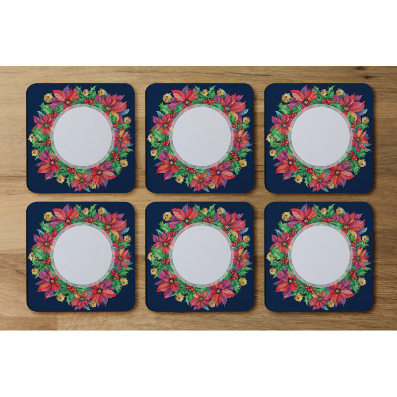 Square 6 Piece Coaster Set