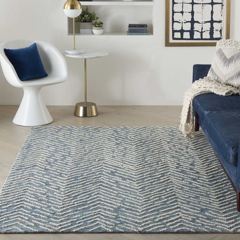 Jambi Chevron Hand Woven Area Rug, Rectangle 251 x 351cm 