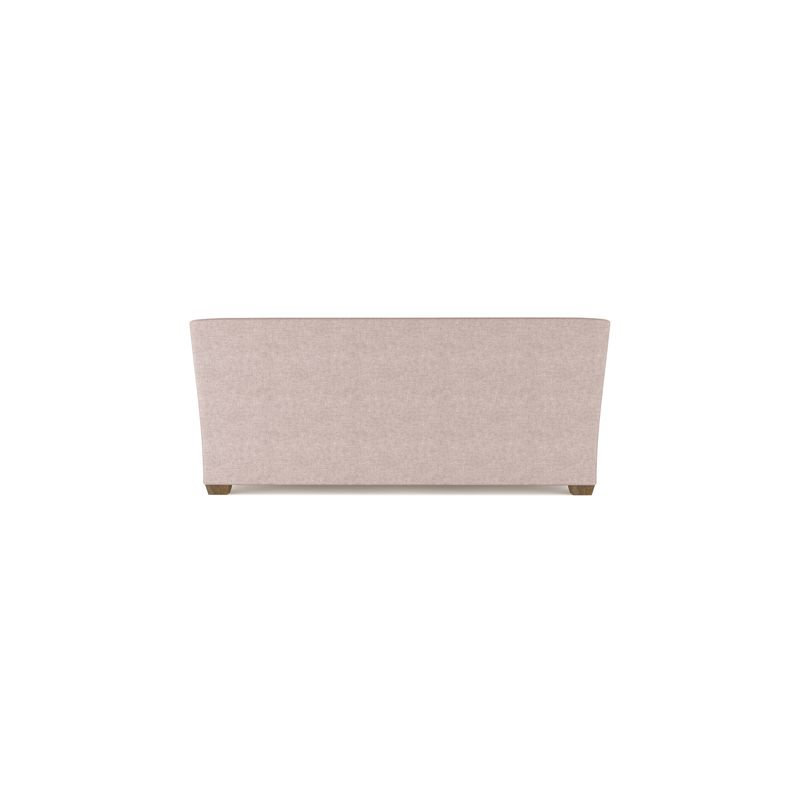 Rivington Flare Square Track-Arm Loveseat, Plush Velvet Blush, Weathered, 31" H x 72" W x 37" D