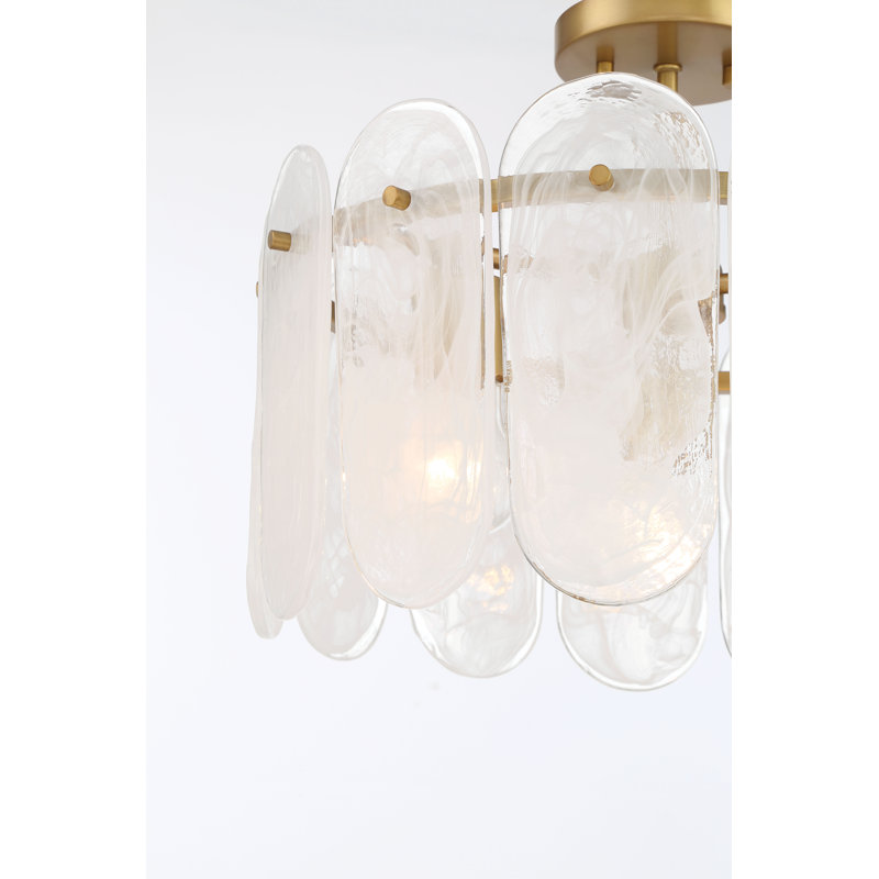 3 LIGHT SEMI FLUSH