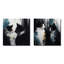 Ensemble de 2 chats blancs et noirs captivants-820851478-820851474