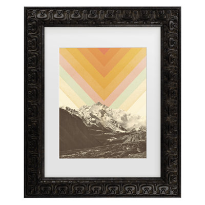 Florent Bodart  Mountainscape 2 Matted Framed Art