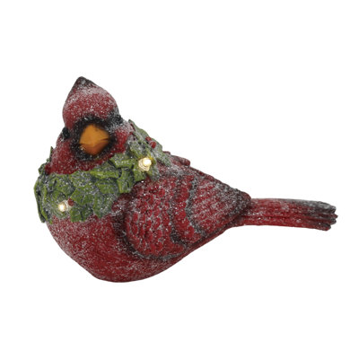 Illuminez vos vacances avec notre figurine de cardinal en résine rouge - un superbe objet décoratif pour Noël, parfait pour la présentation sur table, à piles, idéal pour les cadeaux et les cadeaux d'hôtesses!