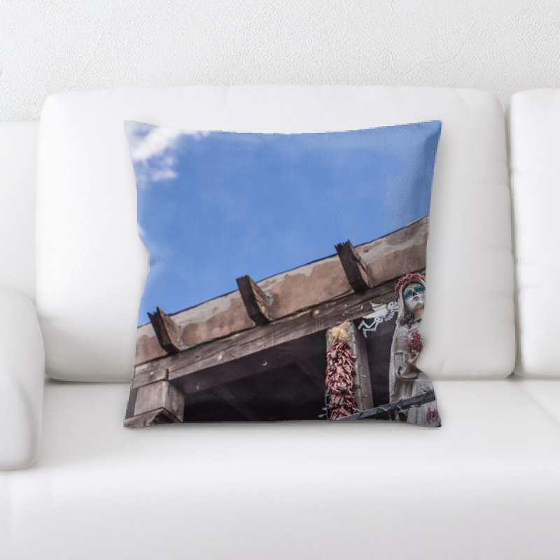 Housse et insert de coussin carré Statue