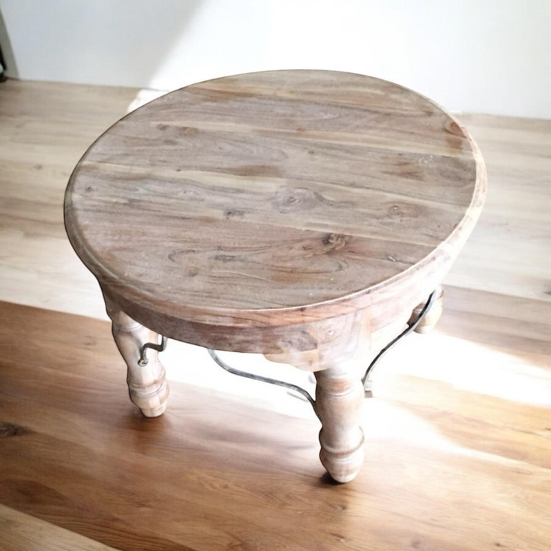 Romoland Solid Wood End Table