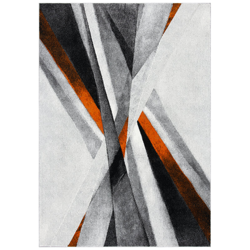 Tapis abstrait Topton Performance, Rectangle 2 pi 7 po x 5 pi