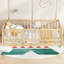 Lit double sur pied Montessori