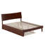 Phoenix Wood Platform Bed with Trundle-223210855-223210861