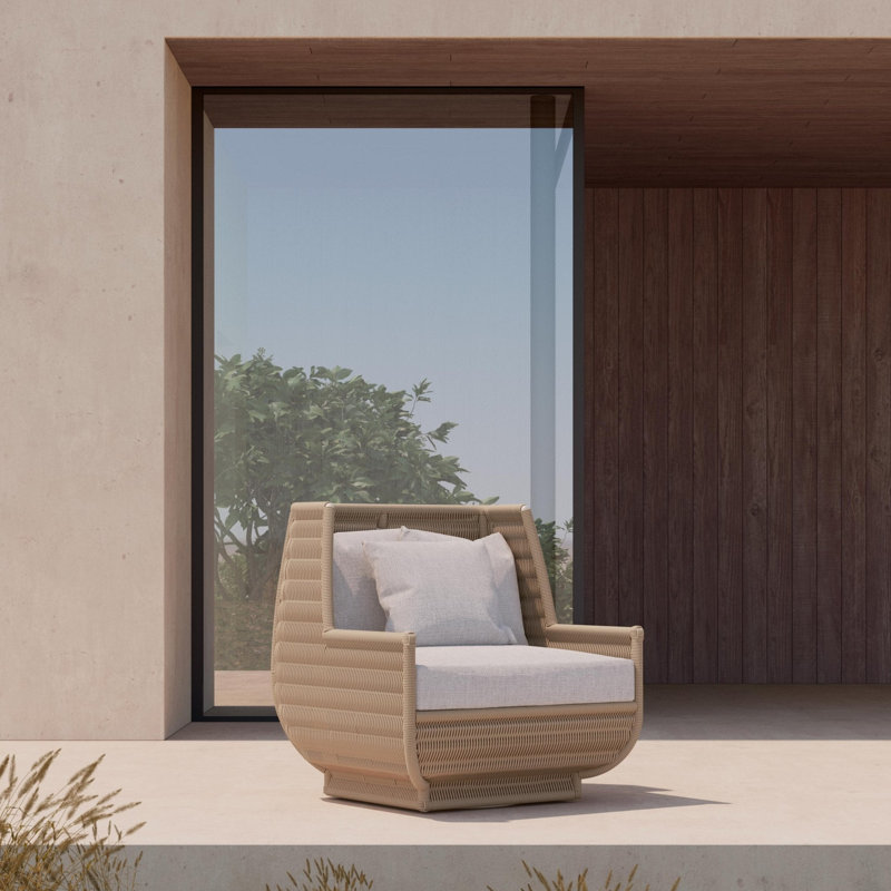 Tulum Club Chair + Fawn Cushion