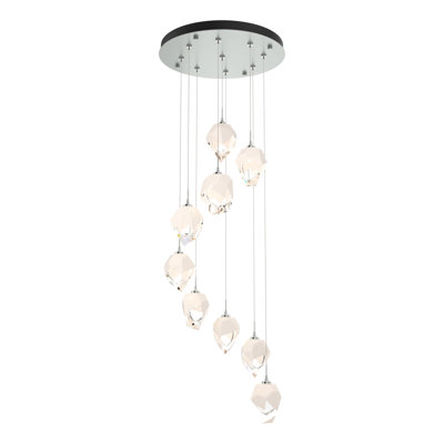Luminaire suspendu géométrique à 9 lumières Chrysalis