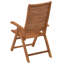Solid Wood Garden Chair With Cushion Folding Chair Set