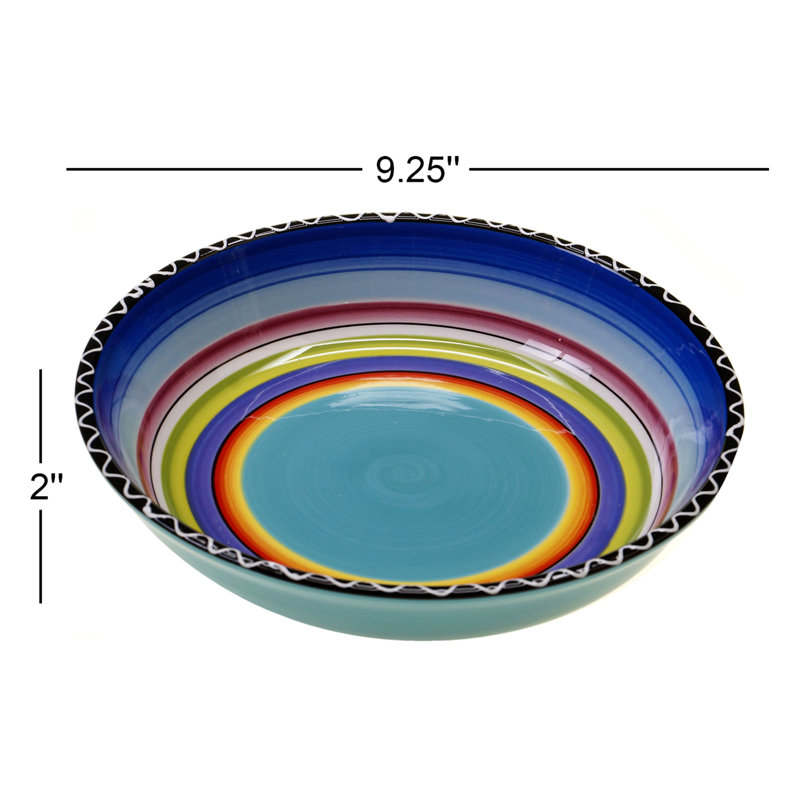Certified International Tequila Sunrise Soup/Pasta Bowl