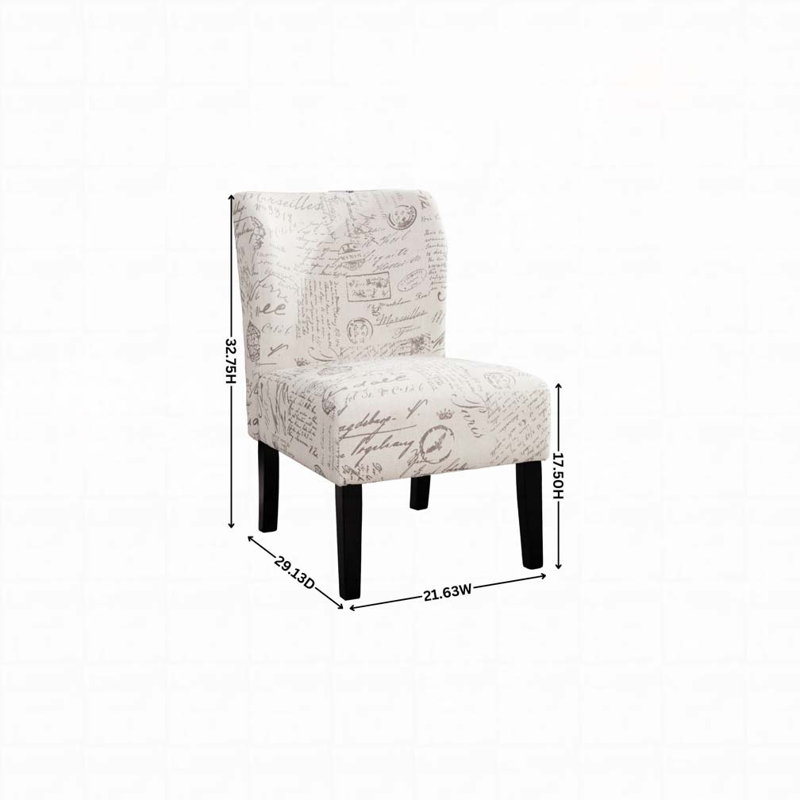 Fauteuil d'appoint contemporain sans accoudoirs