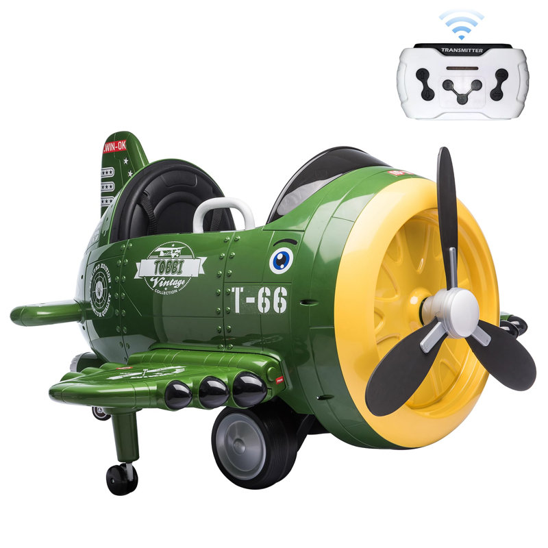 Jouets électriques de véhicule électrique pour enfants avec télécommande à batterie 12V 12V, Vert