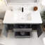 Ensemble de meuble-lavabo mural simple 48 po avec plateau en résine 48 po-1837138446