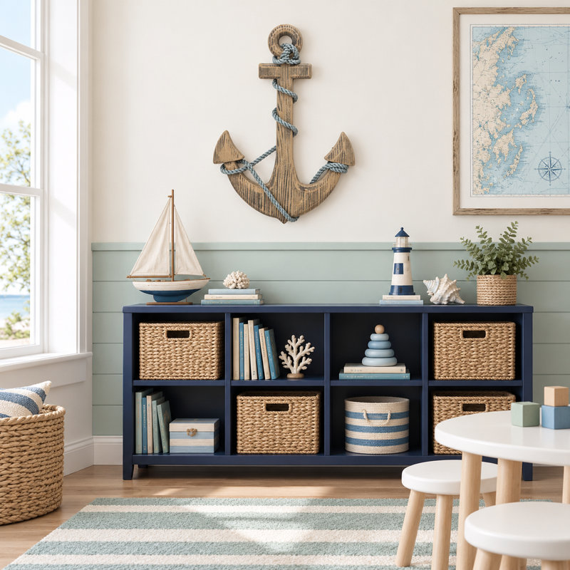 24" Coastal Transportation Wall Decor