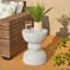 Tabouret de jardin ou support pour plante 17,25 po H MGO-368600360