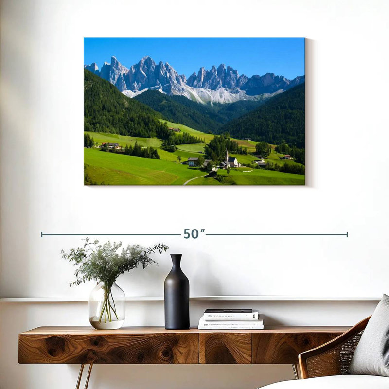 Village d'Alvord à Santa Maddalena, H 24 po x l 36 po